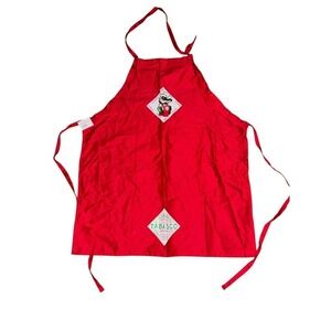 Tabasco Bib Apron One Size Red Gator Cook Graphic Print Kitchen BBQ father's Day